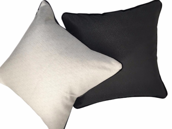 black and white cushion