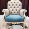 French Painted Wing Back Armchair 6