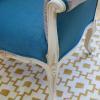 French Painted Wing Back Armchair 4
