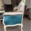 French Painted Wing Back Armchair 3
