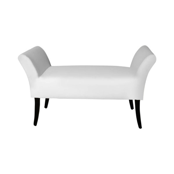 Nelson Upholstered Bench with Arms Top View