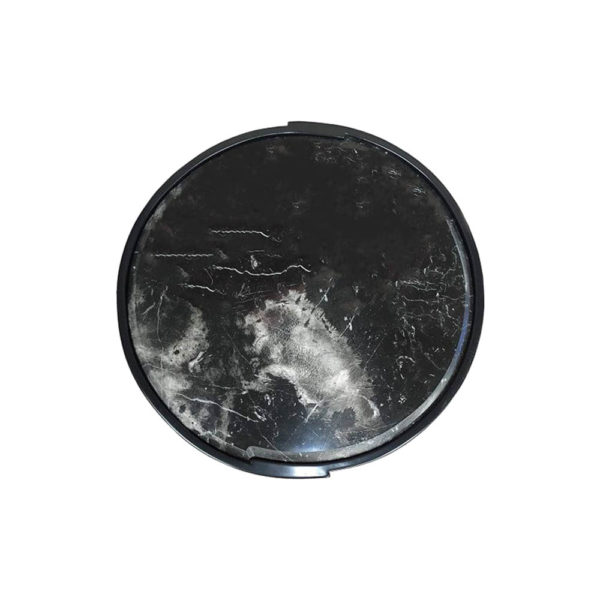 Kitel Black Round Marble Topped Side Table Top