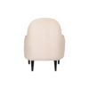 Declan Upholstered Highback Off White Armchair 4