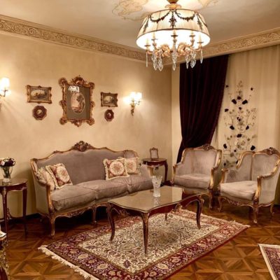 French Inspired Living Room Design