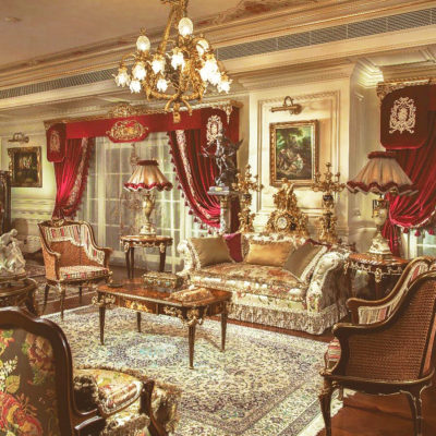 victorian themed living room