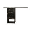 Sylvan Black Wood and Marble Console Table 1