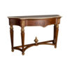 Edmund Elegant Style Console Table Marble Top 8