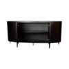 Nathan Oval Dark Brown Sideboard with Brass Inlay 5