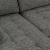Barcelona Upholstered Briar Gray Fabric Corner Sofa 9