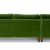 Barcelona Upholstered Grass Green Velvet Corner Sofa 10