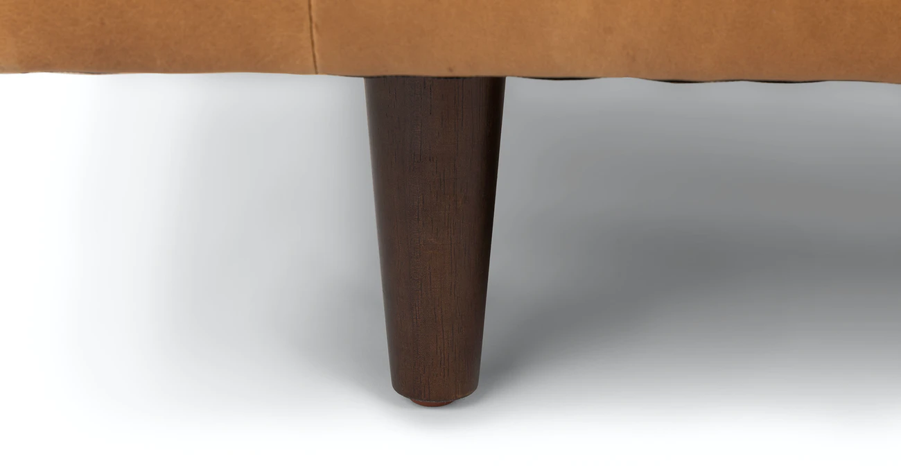 Barcelona Upholstered Tan Leather Corner Sofa 5