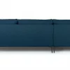 Freya Upholstered Twilight Blue Corner Sofa 7