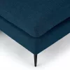 Freya Upholstered Twilight Blue Corner Sofa 9