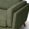 Milan Upholstered 5-Seaters Green Corner Sofa 12
