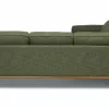 Milan Upholstered 5-Seaters Green Corner Sofa 14