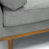 Milan Upholstered 5-Seaters Pebble Grey Corner Sofa 9