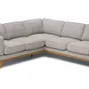 Milan Upholstered 5-Seaters Rain Cloud Gray Corner Sofa 8