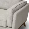 Milan Upholstered 5-Seaters Rain Cloud Gray Corner Sofa 12