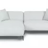 Milano Upholstered Mist Gray Corner Sofa 9