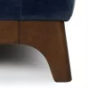 Milo Upholstered Maren Blue Velvet Corner Sofa 10