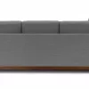 Milo Upholstered Pyrite Gray Fabric Corner Sofa 13