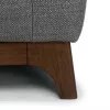 Milo Upholstered Pyrite Gray Fabric Corner Sofa 12