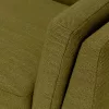 Milo Upholstered Seagrass Green Fabric Corner Sofa 11