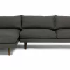 Toni Upholstered Graphite Gray Corner Sofa 8
