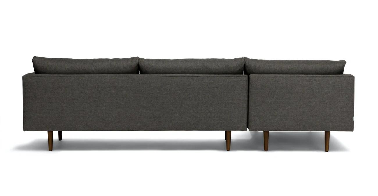 Toni Upholstered Graphite Gray Corner Sofa 6