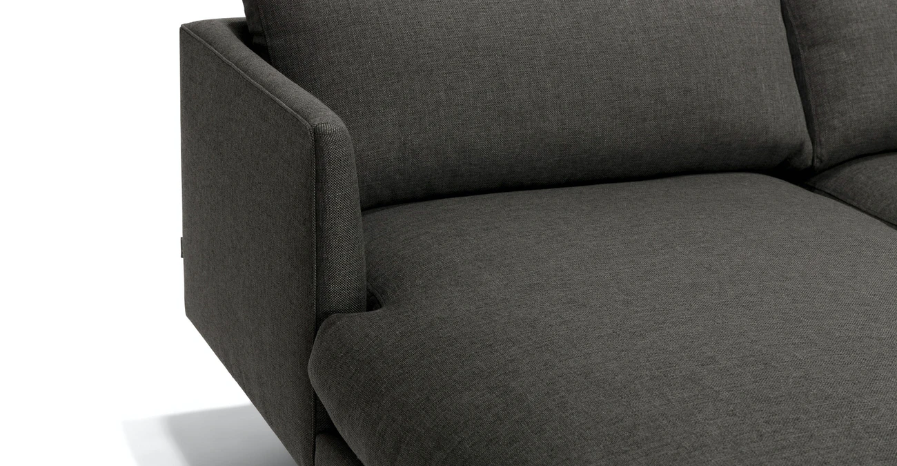 Toni Upholstered Graphite Gray Corner Sofa 5