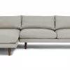 Toni Upholstered Seasalt Gray Corner Sofa 7