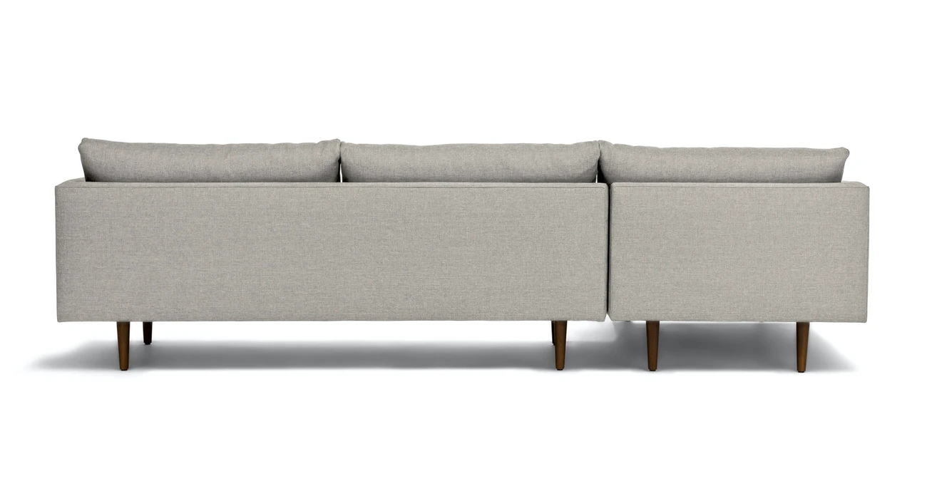 Toni Upholstered Seasalt Gray Corner Sofa 3