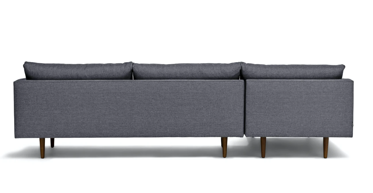 Toni Upholstered Stone Blue Corner Sofa 3