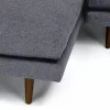 Toni Upholstered Stone Blue Corner Sofa 11