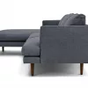 Toni Upholstered Stone Blue Corner Sofa 8