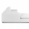 Vedori Upholstered 3-Seaters Quartz White Corner Sofa 8