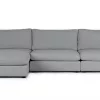 Vedori Upholstered 3-Seaters Summit Gray Corner Sofa 7