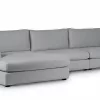 Vedori Upholstered 3-Seaters Summit Gray Corner Sofa 12