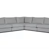 Vedori Upholstered 5-Seaters Summit Gray Corner Sofa 10