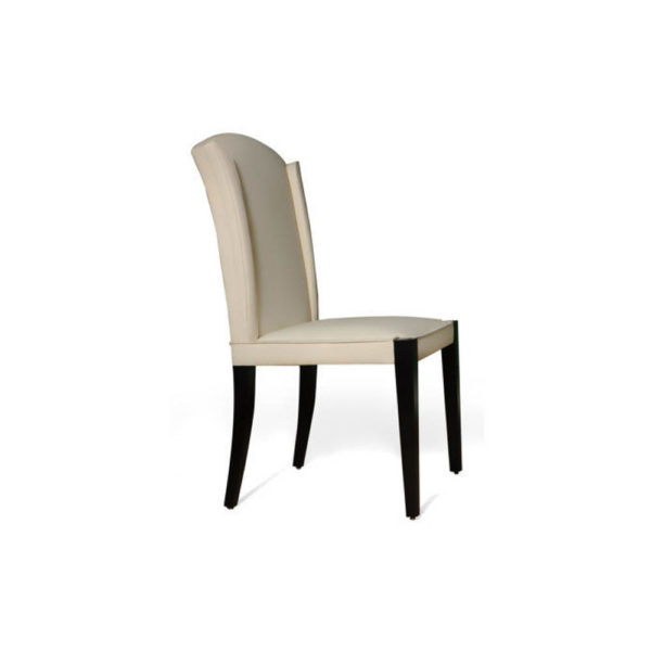 Angel Upholstered High Back Dining Chair Beside View