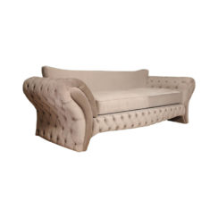 Elany Upholstered with Tufted Curved Arm Sofa Beside View