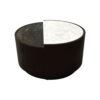 Trujillo Modern Black Coffee Table with Marble Top 5