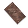 Glossy Rectangle Brown Marble Tray 2
