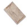 Rectangular Grey Marble Tray With Gold Handles 3