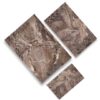 Marble Brown And Grey Rectangle Tray 1