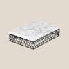 Rectangular Marble And Stainless Steel Food Tray 3