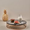 Stainless Gold Circle Tray 1