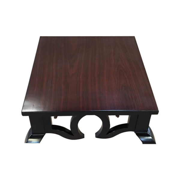 Verona Brown Side Table Top Detailed