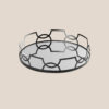 Stainless Steel Round Mirrored Tray 2