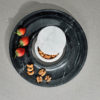 Marble Circle Tray with White Spices Jar 2